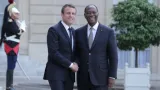 le president ouattara invite a paris par son homologue francais emmanuel macron